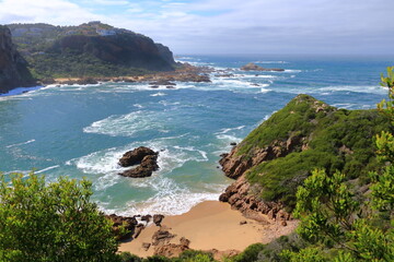 Amazing view to the sea, Featherbed Nature Reserve, Knysna, South Africa