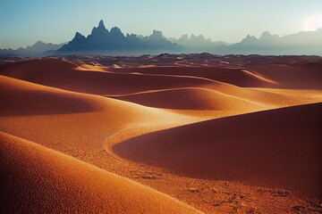 Fototapeta na wymiar winter season in desert