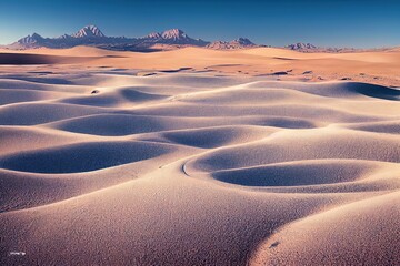 Fototapeta na wymiar winter season in desert