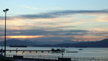 Vancouver British Columbia Sunset