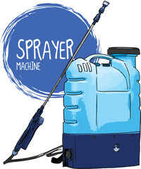 agriculture Sprayer machine for farmers, crop sprayer or liquid fertilizer applicator