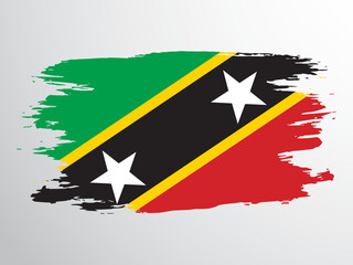 Flag of the Federation of Saint Kitts and Nevis.