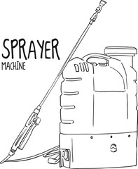 agriculture Sprayer machine for farmers, crop sprayer or liquid fertilizer applicator