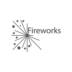 fireworks logo vector