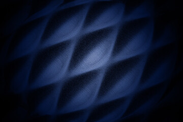 Blue rounded elliptical fabric shades textured background