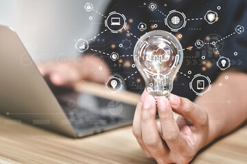 Digital transformation change management, new technology big data and business process strategy, internet of things. customer service management, cloud computing, smart industry. Ai technology
