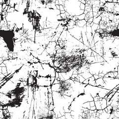 Obraz premium Vector Seamless Pattern. Seamless Texture with Grunge Elements.