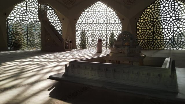 Sufi Whirling Dervishes Drone Video, Uskudar Istanbul, Turkey