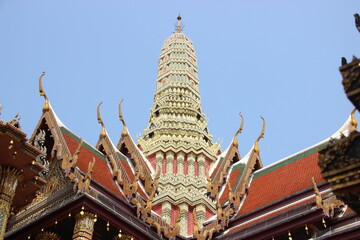 Fototapeta premium Various and wonderful pictures of several cities, ancient temples, landscapes and beaches in Thailand