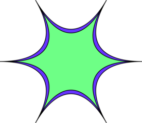 Blank badge sticker label with green-purple color, element for decoration, PNG format file