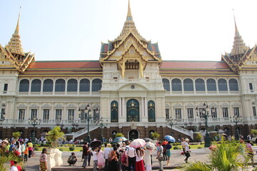 Obraz premium Various and wonderful pictures of several cities, ancient temples, landscapes and beaches in Thailand
