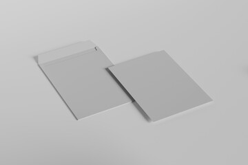 C4 envelope mockup