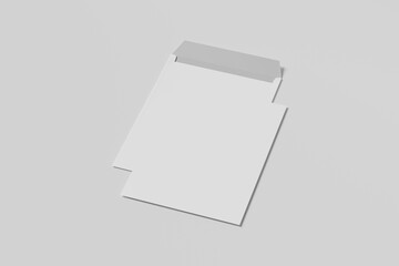 C4 envelope mockup
