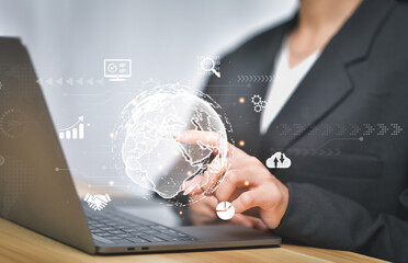 Cloud Computer technology.Internet of things,technology big data,business strategy, digital transformation change management,cloud transfer network of Data,cybersecurity,Ai technology.