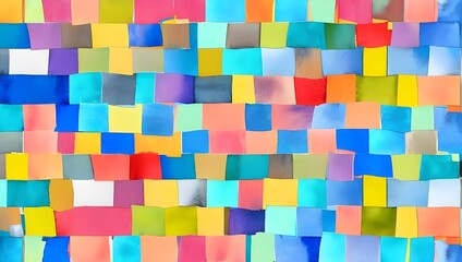 Abstract background of colored cubes. Art Image.