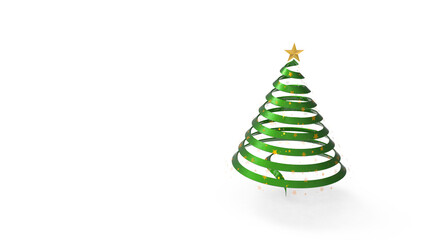Conceptual christmas tree