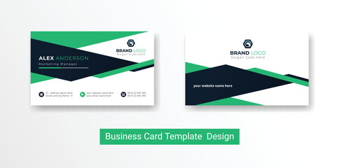 
Business card with company logo abstract background visiting card for corporate and personal use