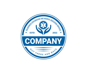 Medical healthcare logo design inspiration template