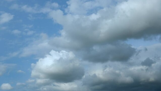 gray clouds time lapse