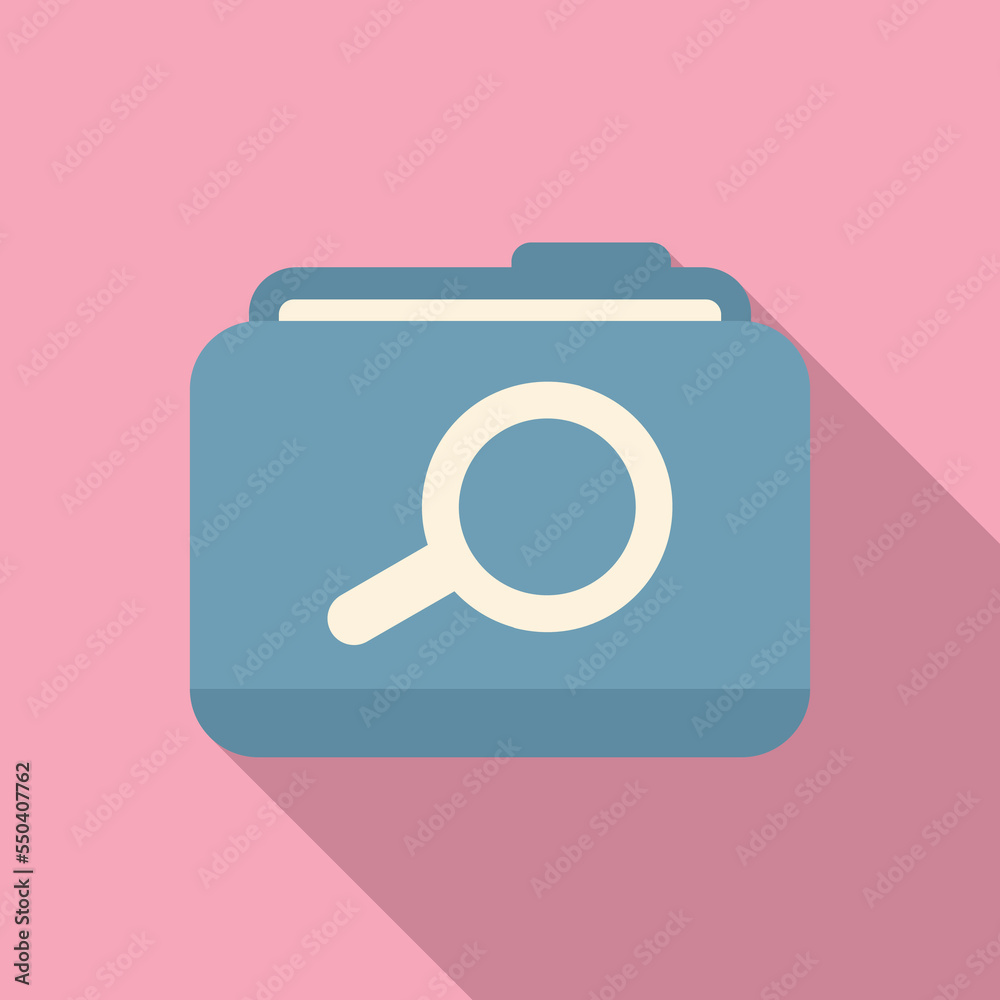 Poster folder data icon flat vector. computer interface. internet bar