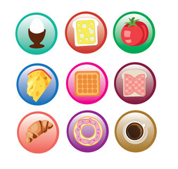 set of icons