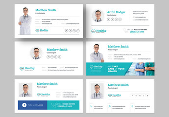 Healthcare Email Signature Layout