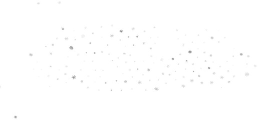 Snowflakes Falling On Snow - Winter Banner