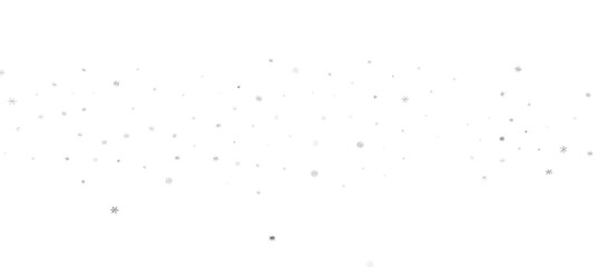 Snowflakes and bokeh lights on the blue Merry Christmas background. 3D render