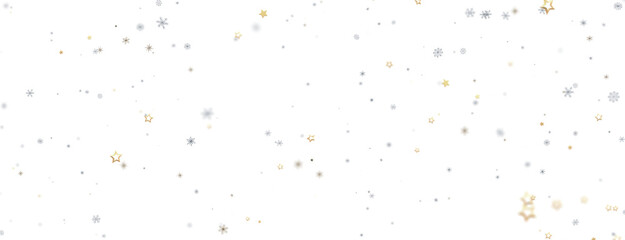 Christmas Card - Snowflakes Of Paper In Frame