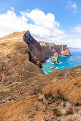 Fototapeta na wymiar Unterwegs auf der Blumeninsel Madeira und seinen facettenreichen Landschaft - Madeira - Portugal 
