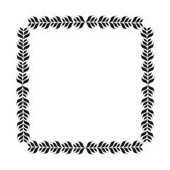 Frame, in the style of an ornament, Vector illustration eps 10, Art.	