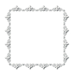 Frame, in the style of an ornament, Vector illustration eps 10, Art.	