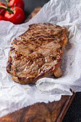 beef steak grilled meat barbecue grill fresh snack meal food snack on the table copy space food background rustic top view