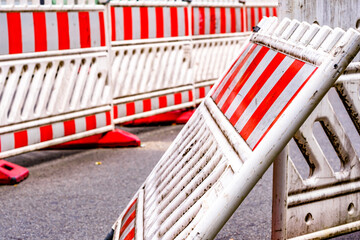 modern construction barrier in germany