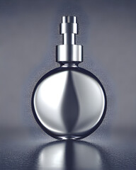 Digital Illustration Futuristic Never Seen Perfume Bottle