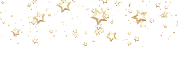 stars background, sparkle lights confetti falling. magic shining Flying christmas stars on night