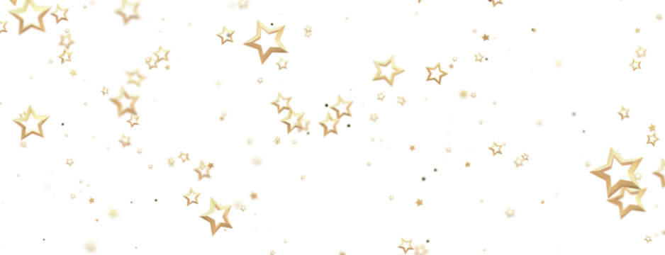 stars. Confetti celebration, Falling golden abstract decoration for party, birthday celebrate,