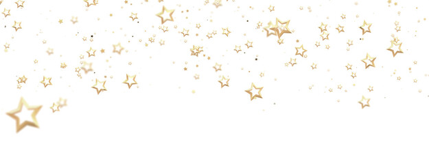 stars background, sparkle lights confetti falling. magic shining Flying christmas stars on night