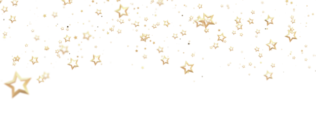 stars background, sparkle lights confetti falling. magic shining Flying christmas stars on night