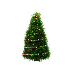 christmas tree isolated