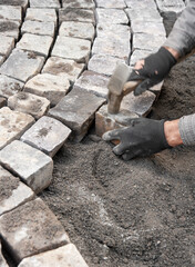 paving stones and bricks