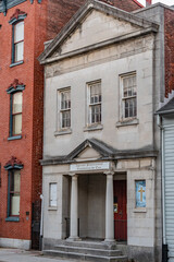 Fototapeta na wymiar Neighborhood Church in Downtown York City, Pennsylvania USA, York, Pennsylvania