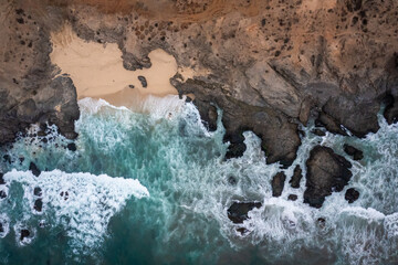 The coastline of Cerritos Beach - Baja Sur, Mexico