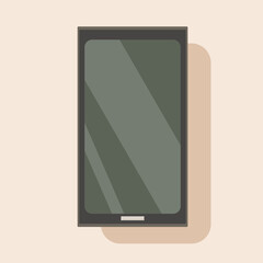 Mobile phone icon. Flat design style. Vector illustration
