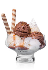 Ice Cream Scoops in a Cup