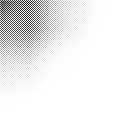 Halftone fading texture. Comic style grain background. Pop art grunge texture. Rhomb particles and speckles wallpaper. Pixelated gradient vector