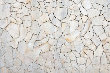 Realistic stone background. The natural texture of stone. Granite wall background, concrete texture. Stone mosaic