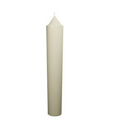 Candle 3d render.