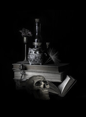 Nature morte au hibou