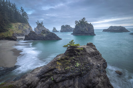 Secret Beach in Brookings, Oregon.